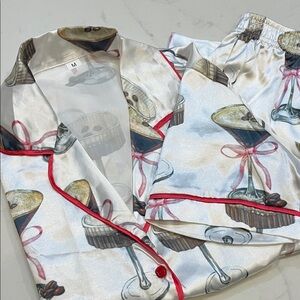 Women’s Espresso Martini Satin Pajama set